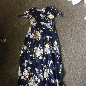 Short sleeve midi dress